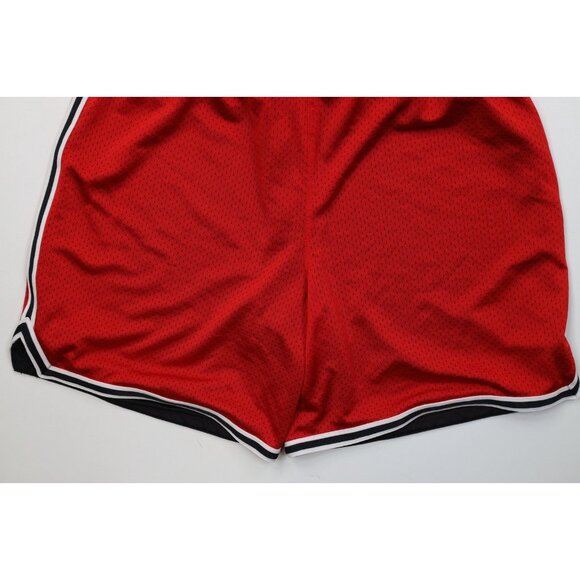 Vintage Y2K Nike Mens Medium Travis Scott Mini Swoosh Above Knee Shorts Red - Picture 11 of 11